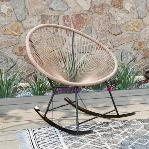 Nojatuolit>KARE Design Acapulco Keinutuoli, Natur