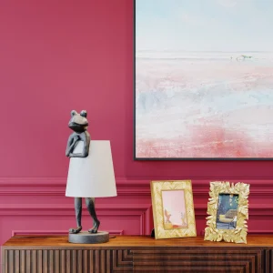 Pöytävalaisimet>KARE Design Animal Frog Sammakko Pöytävalaisin, Harmaa