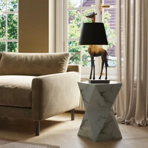 Pöytävalaisimet>KARE Design Animal Giraffe Kirahvi Pöytävalaisin, Matta Musta 71cm