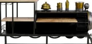 Baarit>KARE Design Bar Steamlock Baari Veturi, Teräs, Mangopuu 225cm