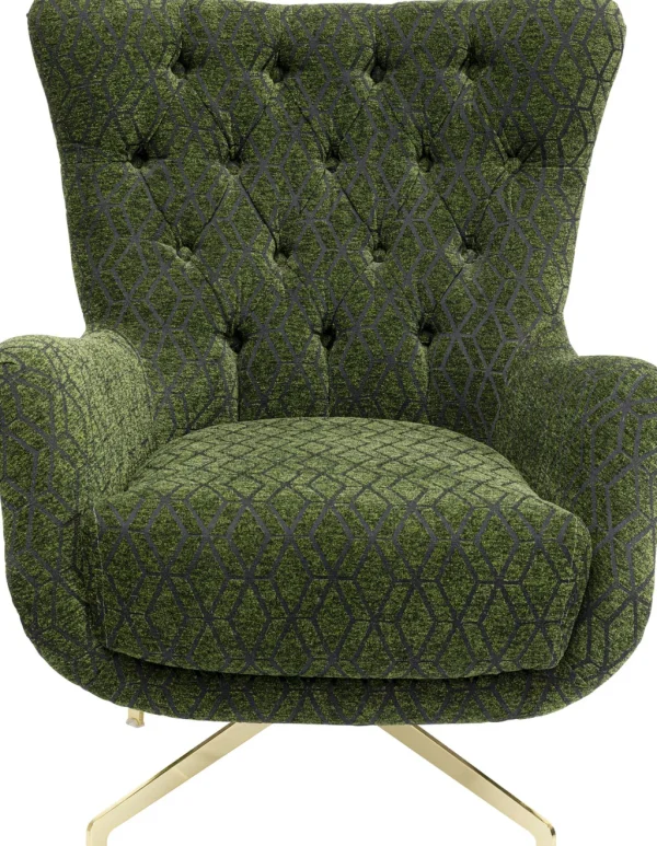 Nojatuolit>KARE Design Bellini Pyörivä Nojatuoli, Vihreä