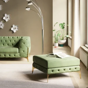 Rahit Ja Jakkarat>KARE Design Bellissima Rahi, Samettia, Harmaa 80cm