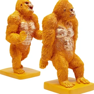 Kirjatuet>KARE Design Bookend Gorilla Orange (2/Set)
