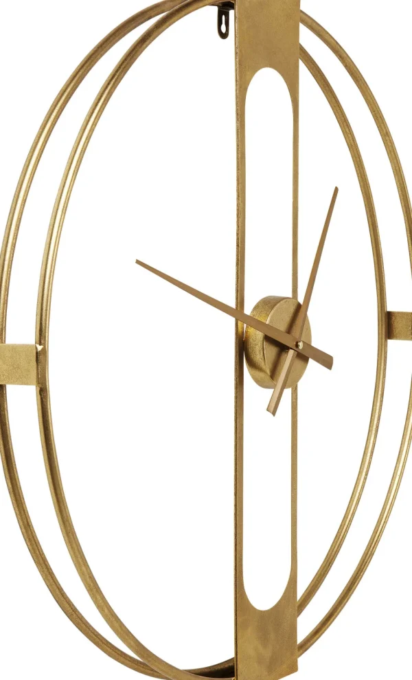 Kellot>KARE Design Clip Gold Seinäkello, Kulta Ø60cm