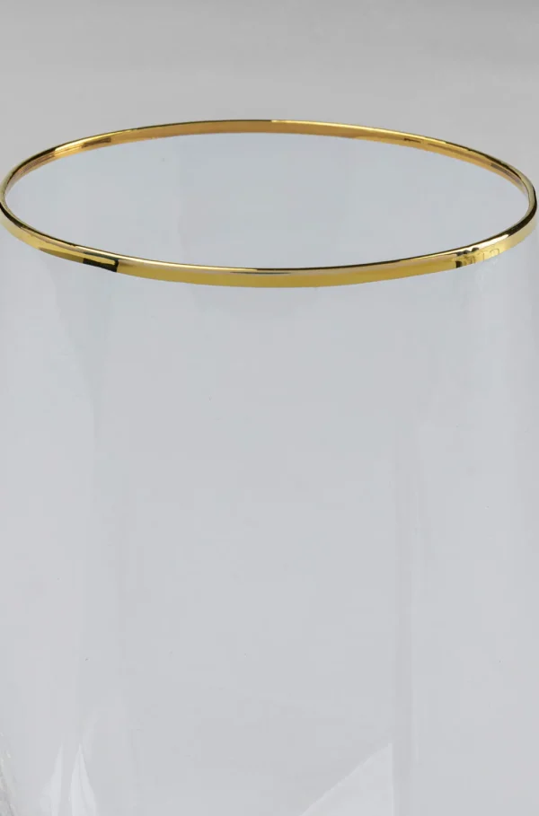 Lasit>KARE Design Diamond Gold Rim Lasi