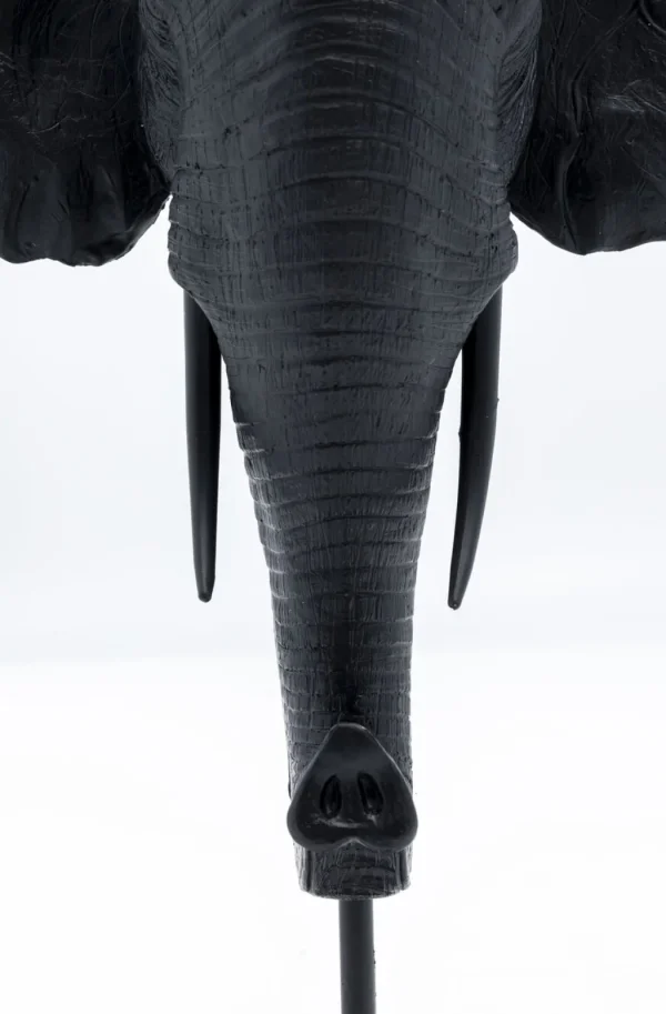 Lyhdyt | Kynttilänjalat>KARE Design Elephant Head Kynttilänjalka Musta 49cm