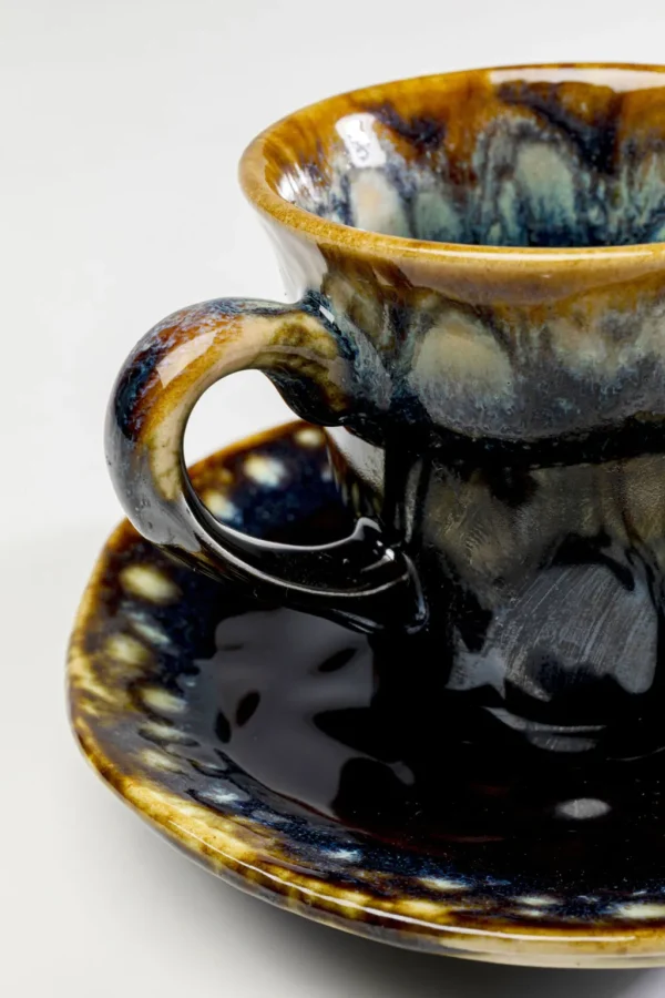 Kupit>KARE Design Lio Espresso Kuppi Lautasella Tummansininen 2-setti
