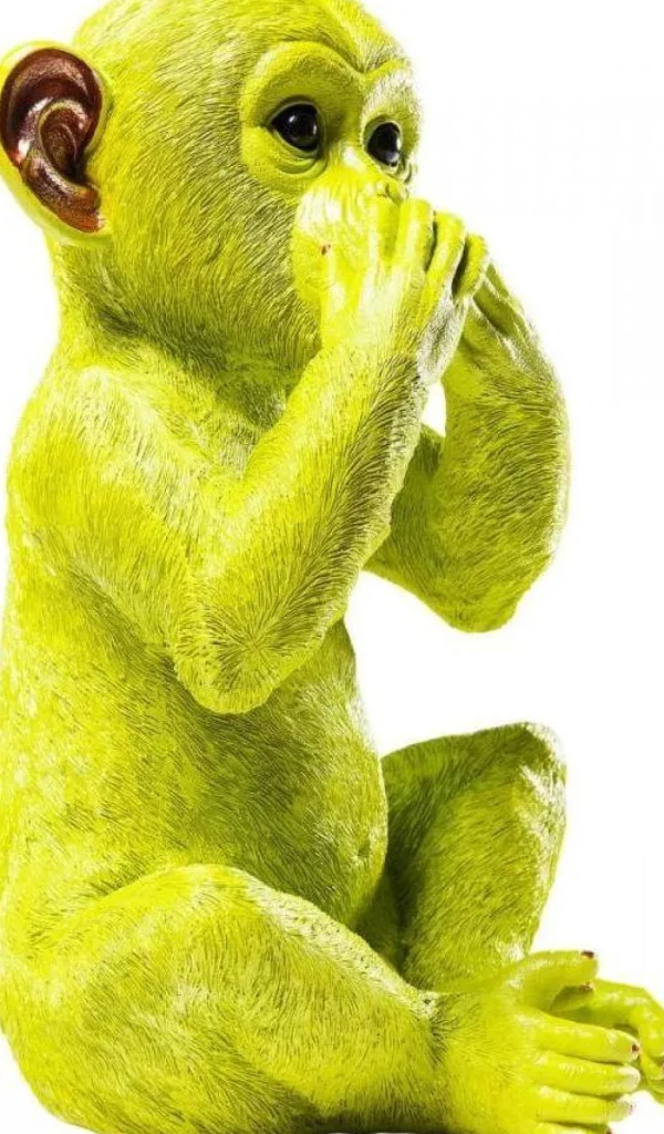 Säästölippaat>KARE Design Monkey Iwazaru Apina Säästölipas, Lime