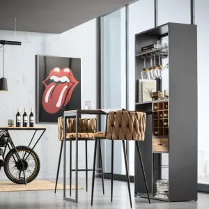 Baarit>KARE Design Vinoteca Baarikaappi Pöytätasolla 80x201cm