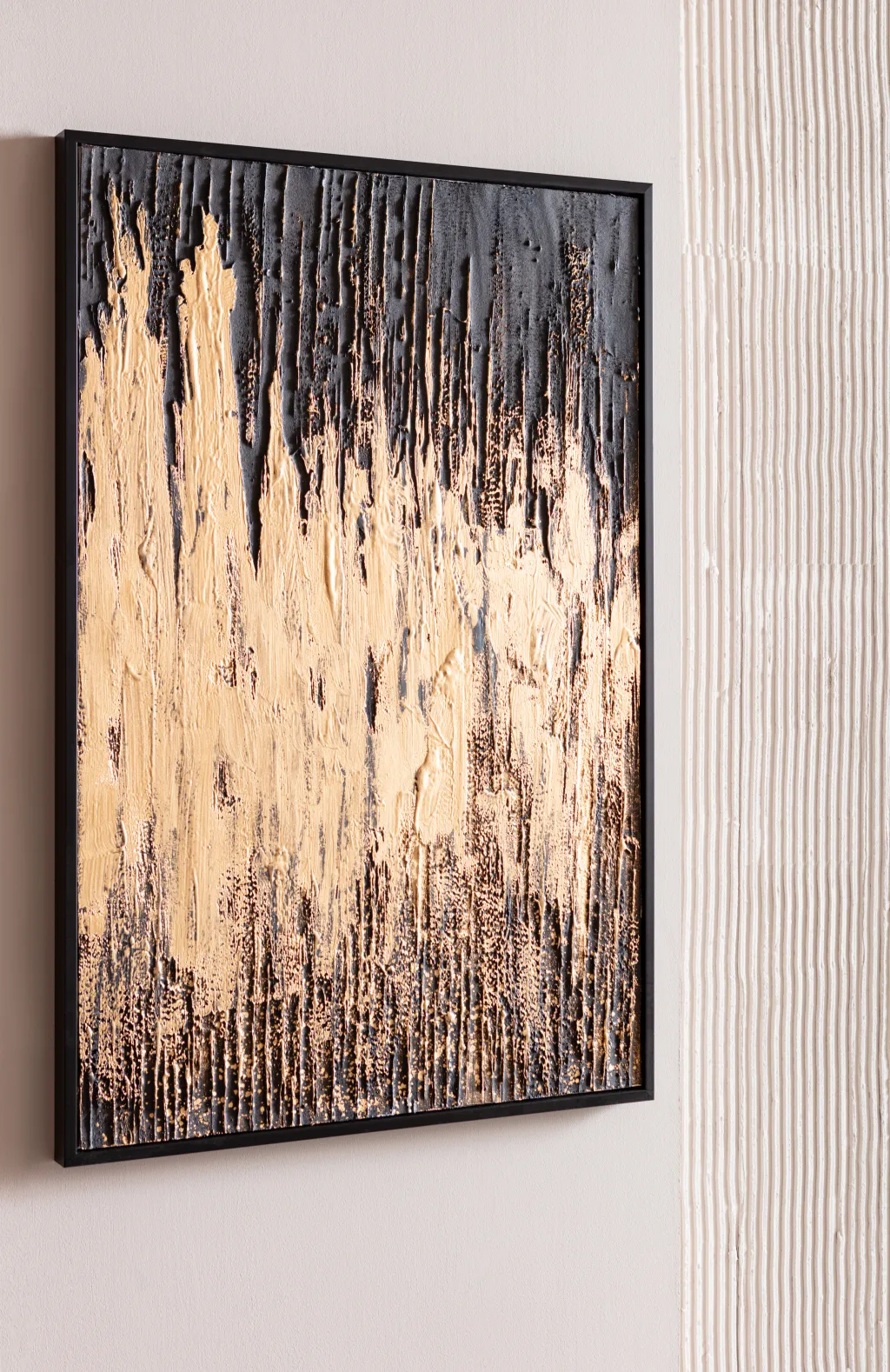 abstract_black_kehystetty_taulu_xcm_8.webp Taulut | Olohuone>KARE Design Abstract Black Kehystetty Taulu 80x120cm