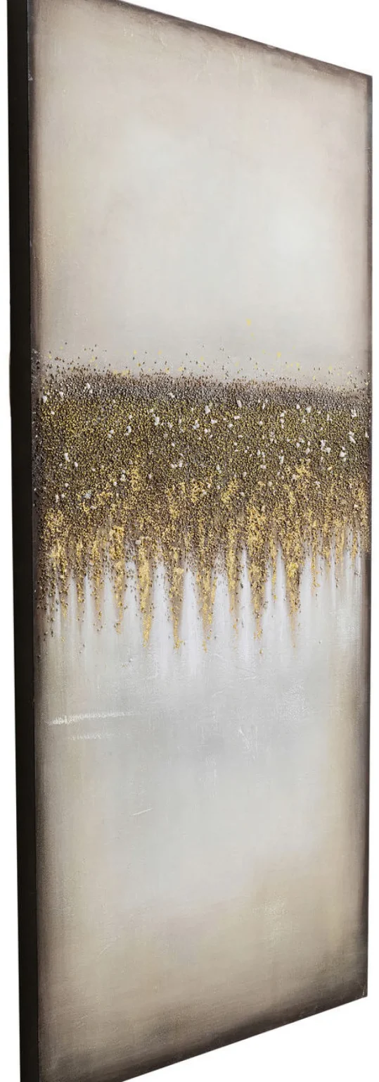 Taulut>KARE Design Abstract Fields Akryylimaalaus, Taulu 100x200cm