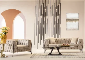 Taulut | Olohuone>KARE Design Abstract Fields Akryylimaalaus, Taulu 90x120cm