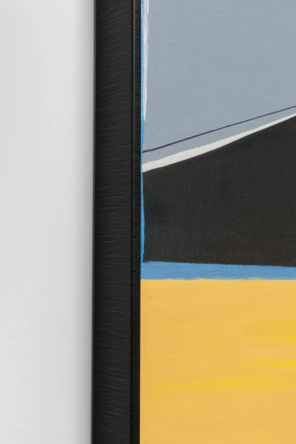 Taulut>KARE Design Abstract Shapes Kehystetty Taulu, Oranssi 73x143cm