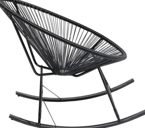 Nojatuolit>KARE Design Acapulco Keinutuoli, Musta