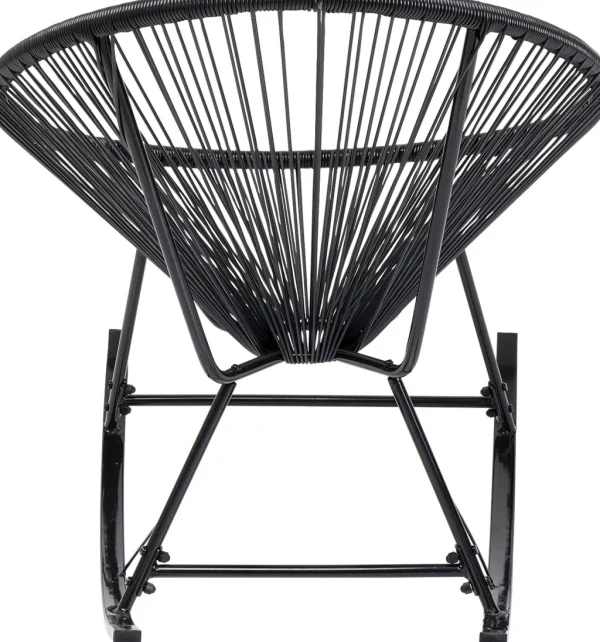 Nojatuolit>KARE Design Acapulco Keinutuoli, Musta