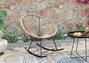Nojatuolit>KARE Design Acapulco Keinutuoli, Natur