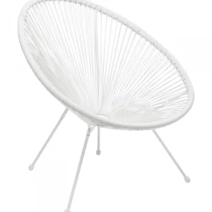 Olohuone | Nojatuolit>KARE Design Acapulco Nojatuoli, Valkoinen