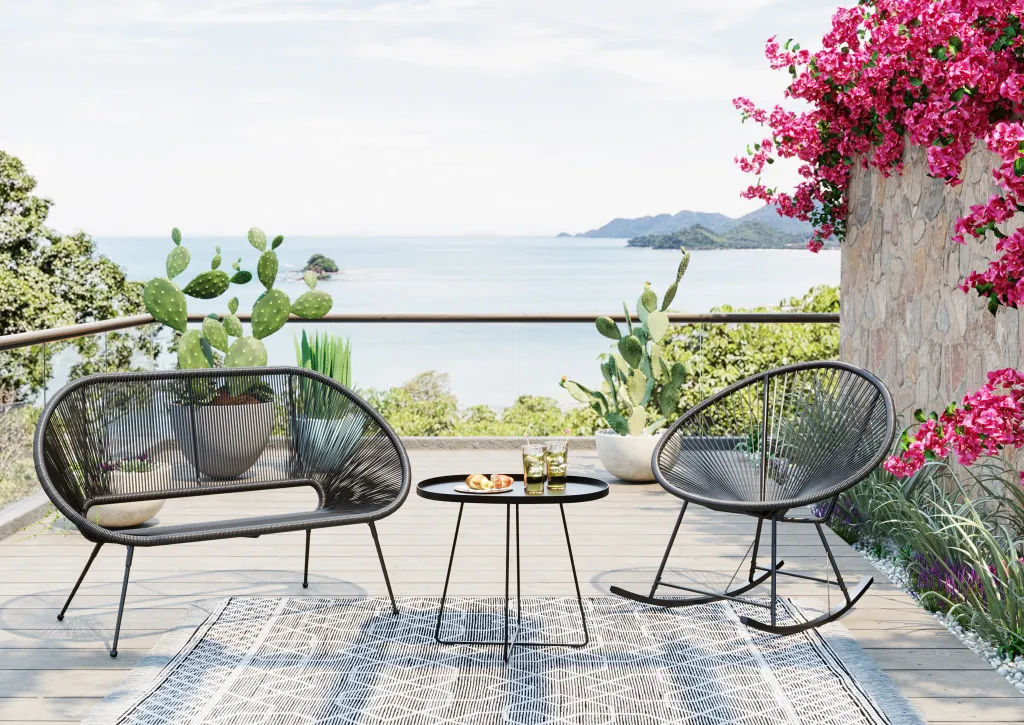 acapulco_penkki_musta_10.webp Sohvat | Olohuone>KARE Design Acapulco Penkki, Musta