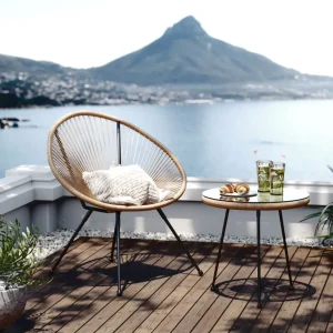 Sohvapöydät | Olohuone>KARE Design Acapulco Pöytä Ja Tuoli Nature (2/osaa)