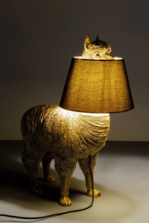 Pöytävalaisimet>KARE Design Alpaca Alpakka Pöytävalaisin Kulta 59 Cm