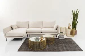 Olohuone | Kulmasohvat>KARE Design Amalfi Kulmasohva, Kermanvärinen, Vasen 275cm