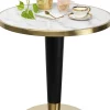 Pöydät>KARE Design Amalia Bistro Pöytä Marmori Ja Teräs Ø70cm