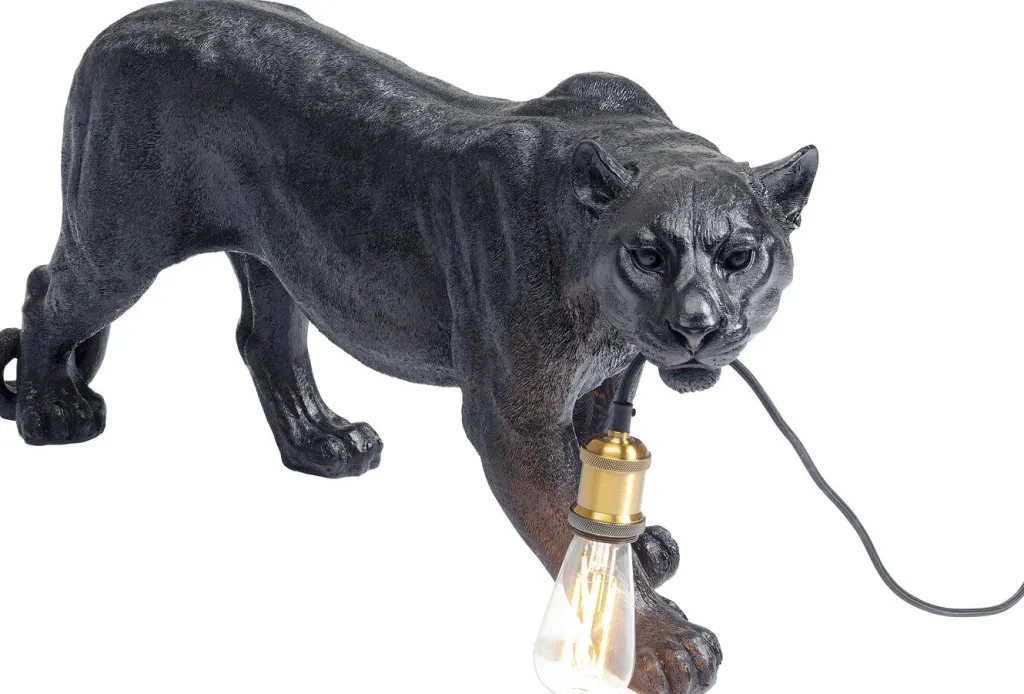 animal_bagheera_pantteri_lattiavalaisin_cm_3.webp Lattiavalaisimet | Olohuone>KARE Design Animal Bagheera Pantteri Lattiavalaisin 40cm