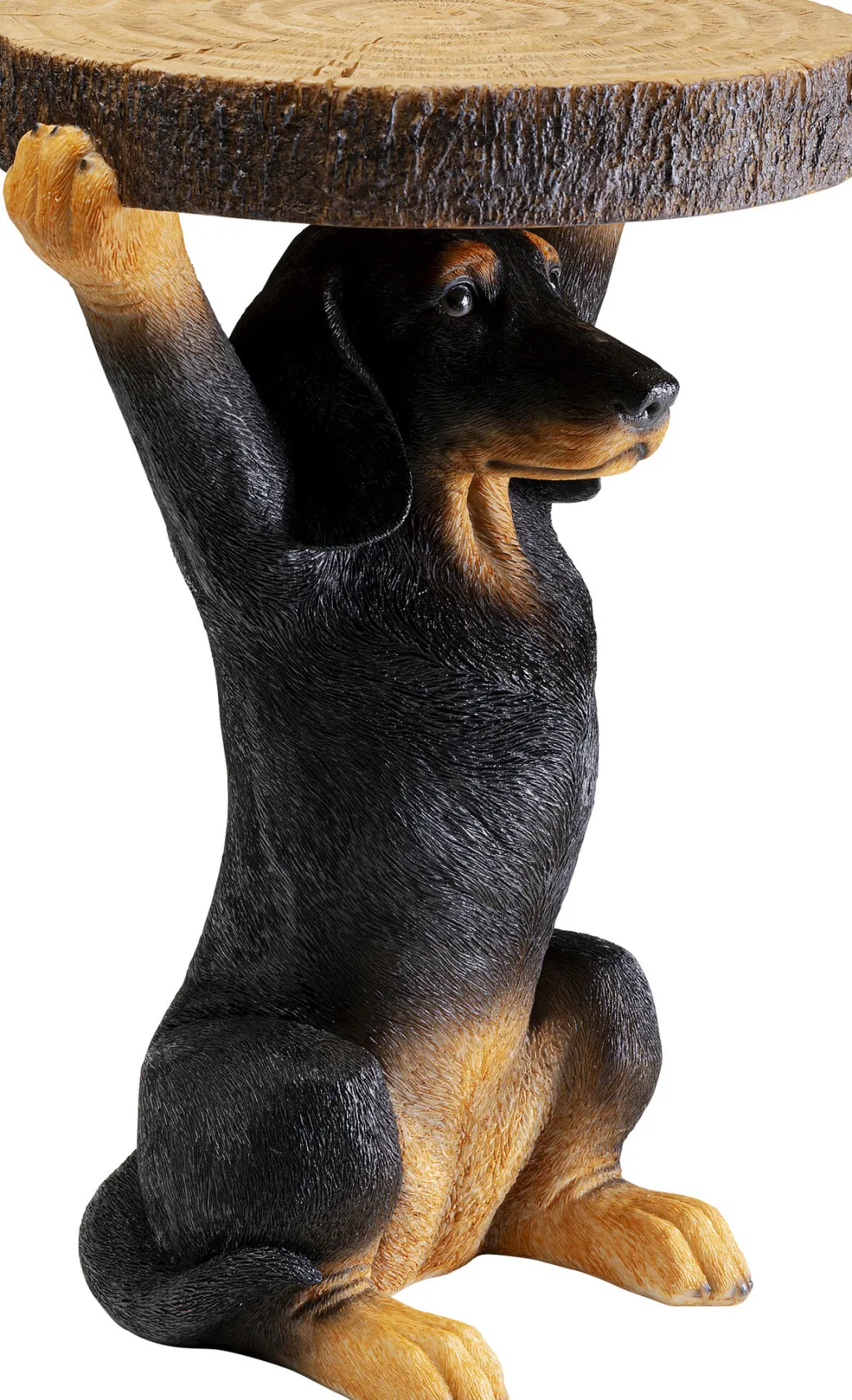 animal_bassotto_myrkoira_sivupyt_cm_0.webp Sohvapöydät | Olohuone>KARE Design Animal Bassotto Mäyräkoira Sivupöytä Ø32cm