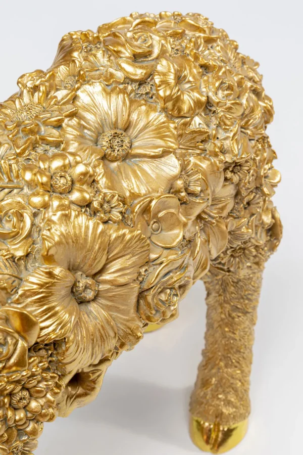 Pöytävalaisimet>KARE Design Animal Flower Sheep Lammas Pöytävalaisin, Kulta 36cm