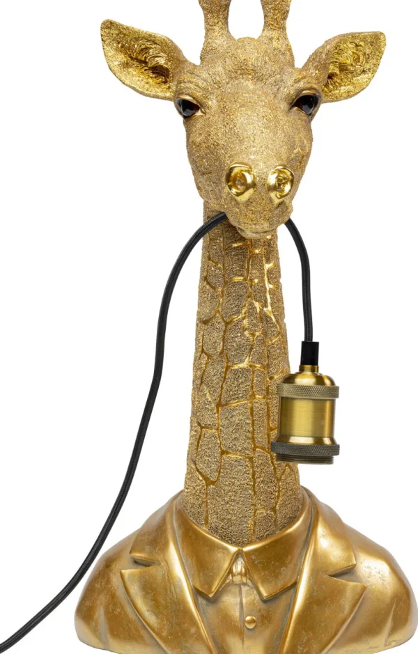 Pöytävalaisimet>KARE Design Animal Giraffe Kirahvi Pöytävalaisin, Kulta 50cm