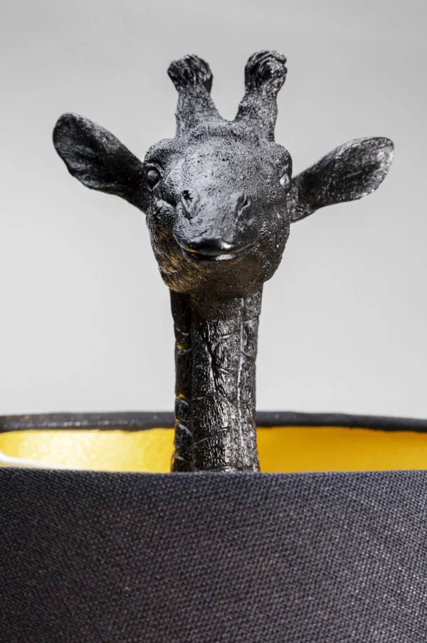 Pöytävalaisimet>KARE Design Animal Giraffe Kirahvi Pöytävalaisin, Matta Musta 71cm