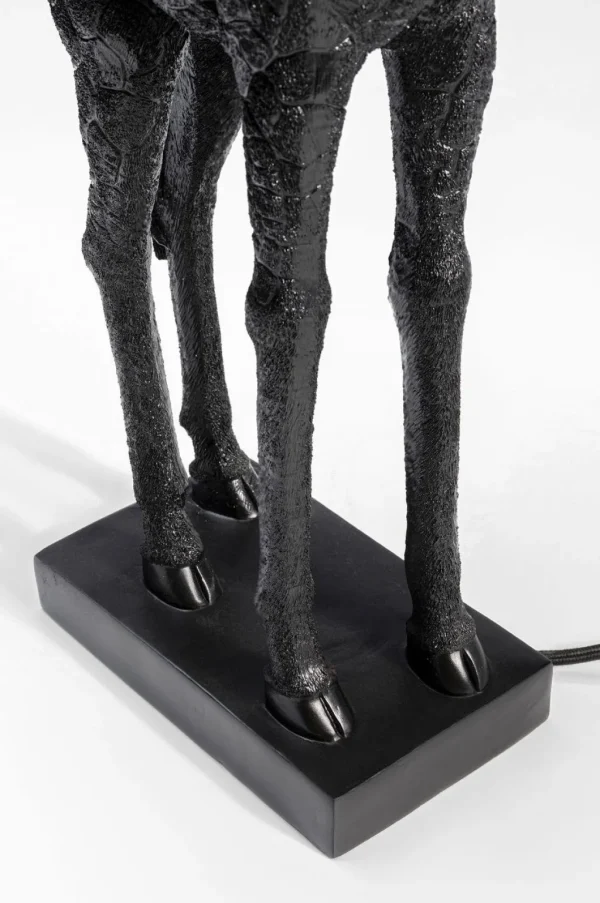 Pöytävalaisimet>KARE Design Animal Giraffe Kirahvi Pöytävalaisin, Matta Musta 71cm