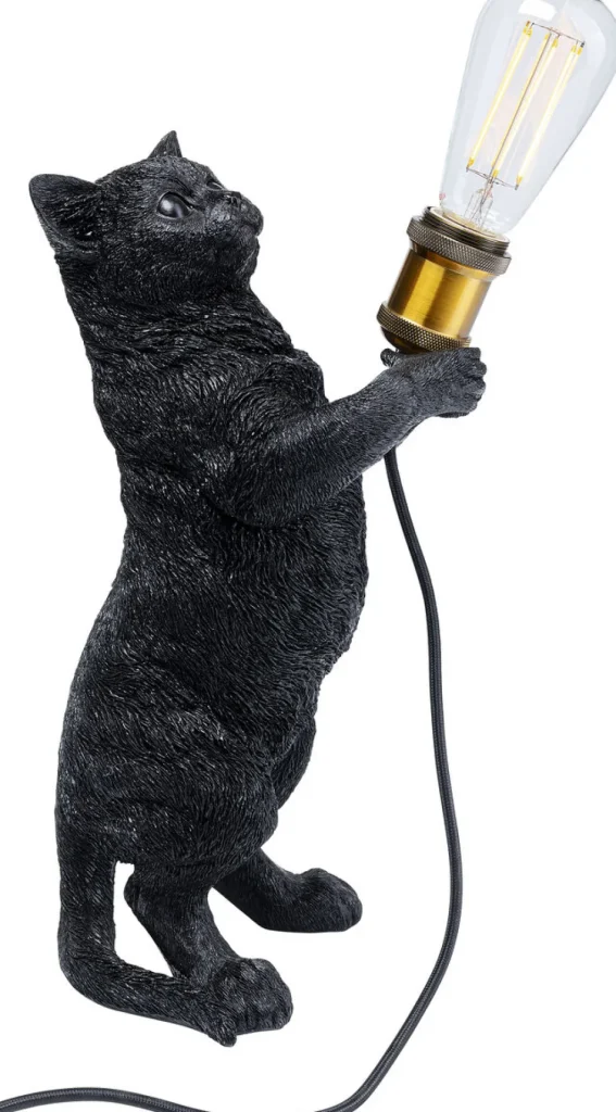 Pöytävalaisimet>KARE Design Animal Kitty Kissa Pöytävalaisin 40cm