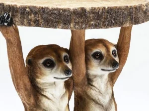 Sohvapöydät | Olohuone>KARE Design Animal Meerkat Sisters Sivupöytä Ø33cm