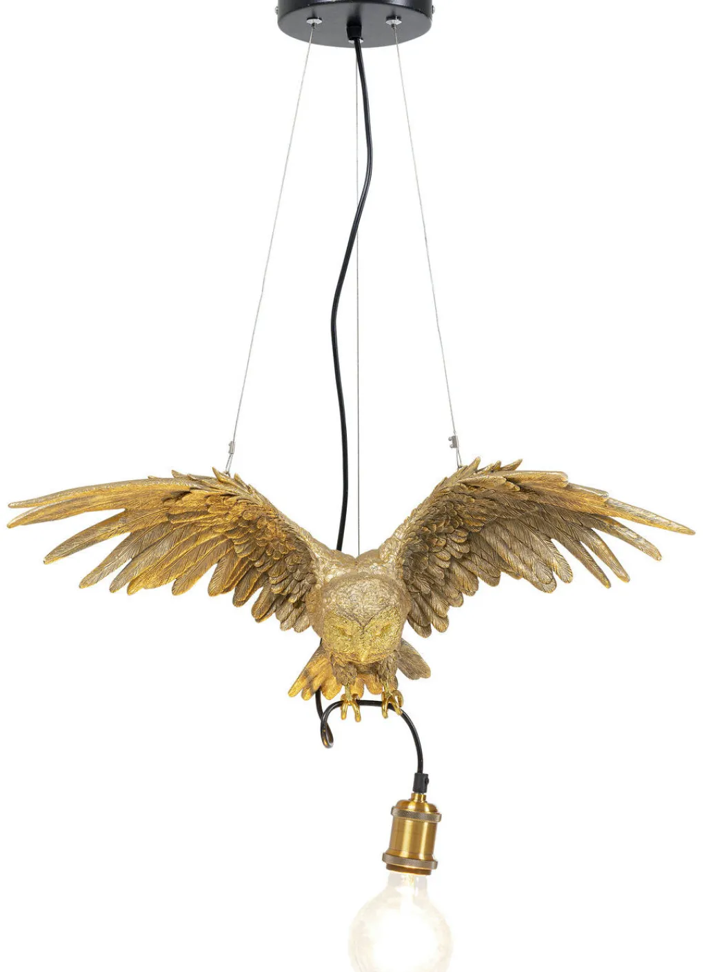animal_owl_pll_riippuvalaisin_kulta_cm_3.webp Riippuvalaisimet>KARE Design Animal Owl Pöllö Riippuvalaisin, Kulta 60cm