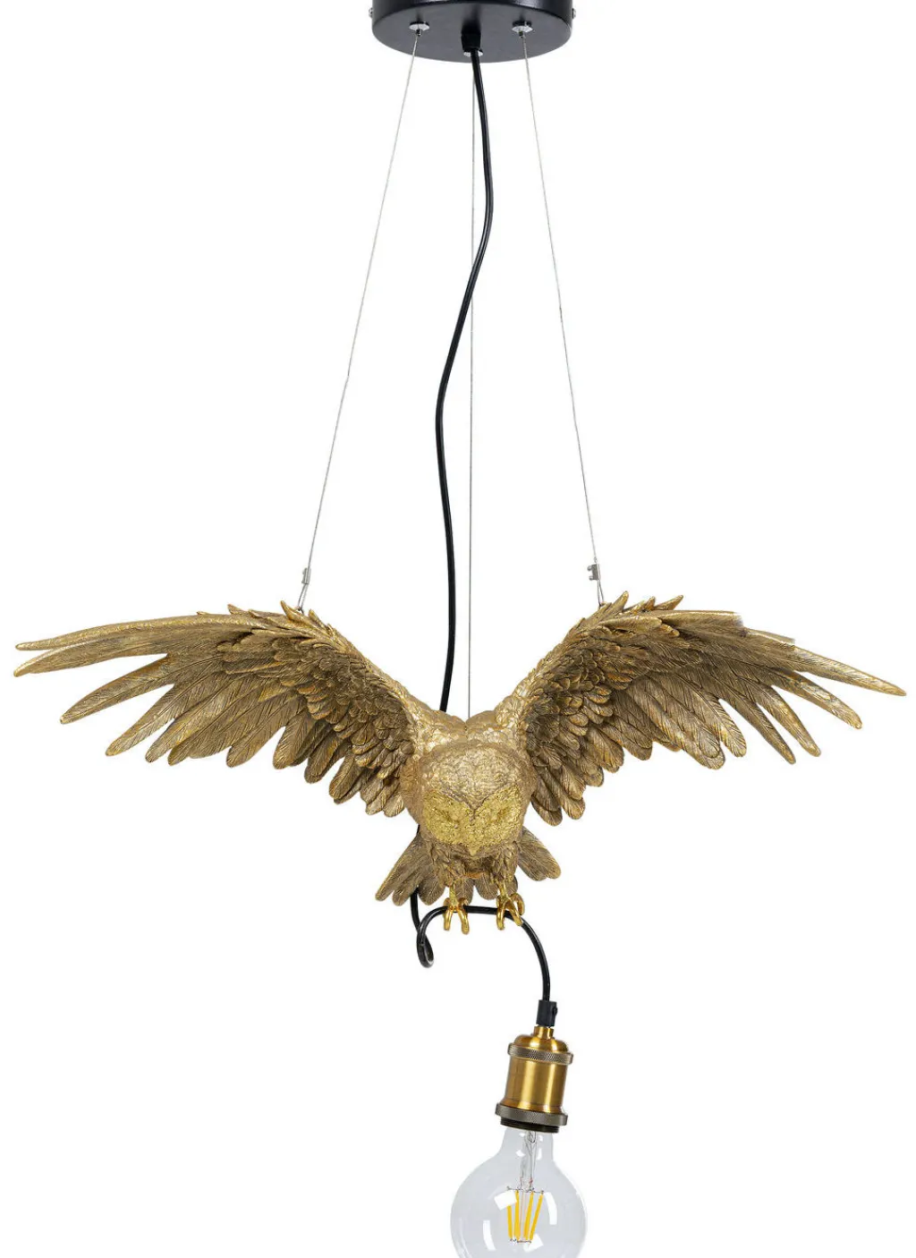animal_owl_pll_riippuvalaisin_kulta_cm_4.webp Riippuvalaisimet>KARE Design Animal Owl Pöllö Riippuvalaisin, Kulta 60cm
