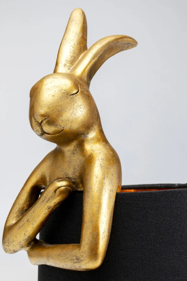 Pöytävalaisimet>KARE Design Animal Rabbit Kani, Pupu Pöytävalaisin Kulta/musta 50cm