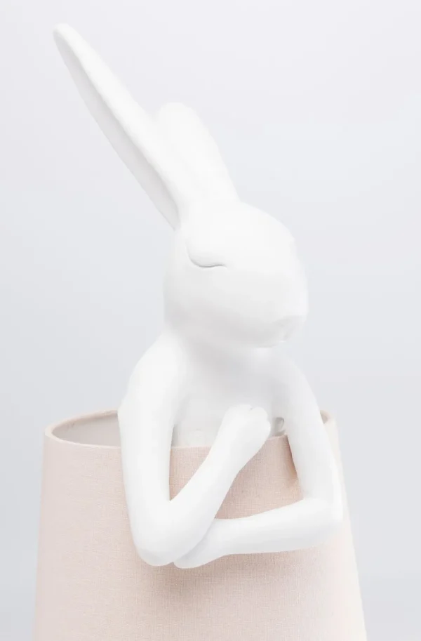 Pöytävalaisimet>KARE Design Animal Rabbit Pöytävalaisin, Pupu-lamppu - Vaaleanpun./valkoinen 68cm