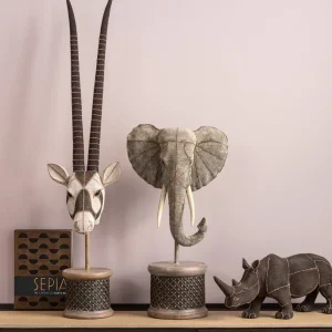 Jalalliset Koriste-Esineet>KARE Design Antelope Head Pearls Antilooppi Koriste-esine 124cm
