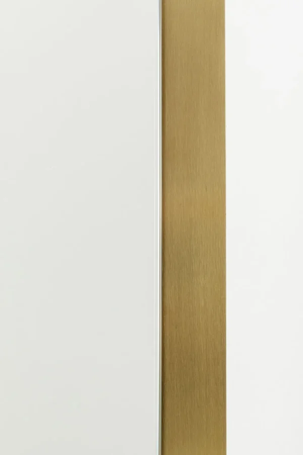 Peilit>KARE Design Arezzo Brass Trapez Seinäpeili Messinki 65(45)x160cm