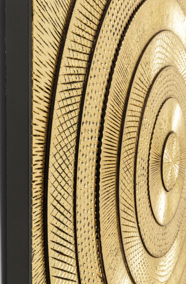 Taulut>KARE Design Art Circle Gold Taulu 120x120cm