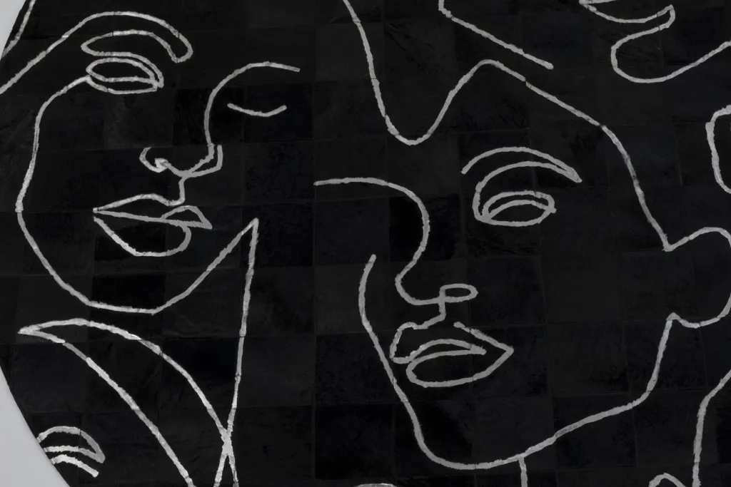 art_faces_pyre_matto_cm_3.webp Matot>KARE Design Art Faces Pyöreä Matto Ø250cm