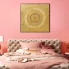 Taulut>KARE Design Art Geometric Circle Gold Taulu 120x120cm