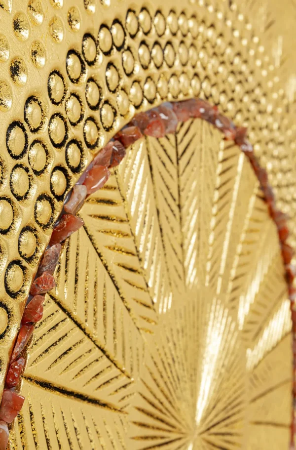 Taulut>KARE Design Art Geometric Circle Gold Taulu 120x120cm