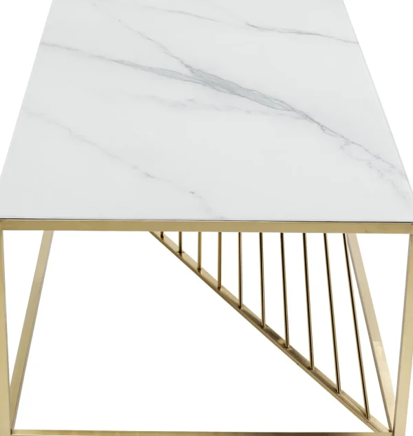 Sohvapöydät>KARE Design Art Marble Glass Sohvapöytä 140x70cm