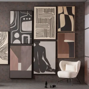 Taulut | Olohuone>KARE Design Artistic Line Canvas Taulu 70x110cm