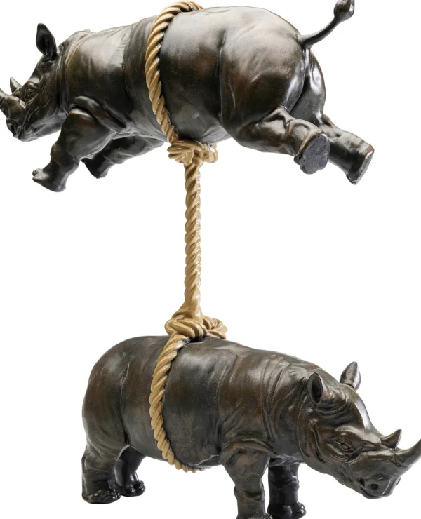 Koriste-Esineet>KARE Design Artistic Rhino Sarvikuonto Koriste-esine 46cm