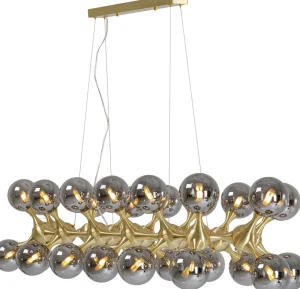Riippuvalaisimet>KARE Design Atomic Balls Riippuvalaisin Messinki 140cm