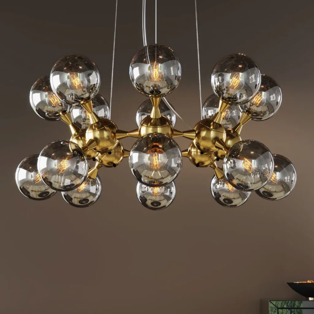 atomic_balls_riippuvalaisin_messinki_cm_7.webp Riippuvalaisimet>KARE Design Atomic Balls Riippuvalaisin, Messinki Ø74cm