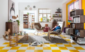 Olohuone | Hyllyt>KARE Design Authentico Zick Zack Hylly 100x180cm